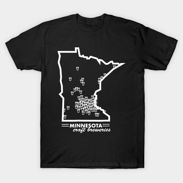 Minnesota Craft Breweries Drink Local MN Beer Hops T-Shirt by marjaalvaro